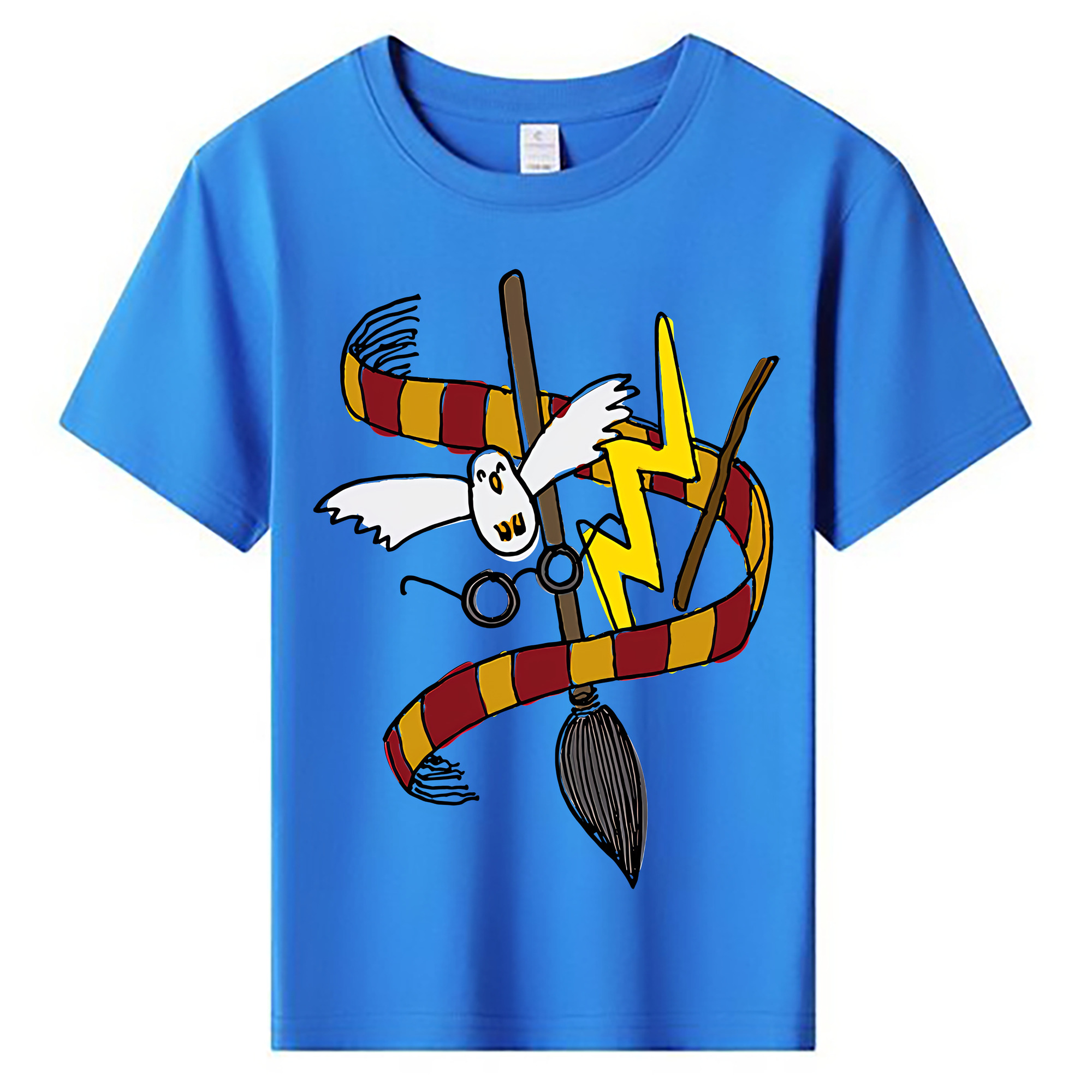 （画像用） Harry Potter ハリー・ポッターシリーズ 綿100％キッズTシャツ（フロントプリント）